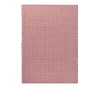 Tapis En Fibres Recy s Tissé À La Main Pessoa Rose Poudrée 120X170