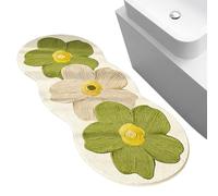 Tapis En Forme De Fleur - 120x40 cm Tapis Épais Antidérapant | Doux - Pour Chevet, Chambre Bébé, Entrée, Dormette, Cuisine, Maison