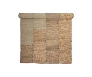 Tapis en jonc de mer marron, rectangulaire, uni, fait main - Bloomingville, Enzov - 150x245 cm