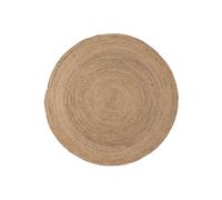 Tapis en jute beige, rond, uni - Woood, Ross - Ø150xH1 cm