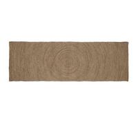 vidaXL Tapis de Surface Gris 60 x 200 cm Jute, Décor de Salon, Grand Tapis Fait Main, Tapis en Jute Moderne, revêtement stylé pour intérieur, Unique