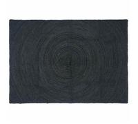 Tapis en jute - vidaXL - Gris foncé - 120x170 cm - Rectangulaire - Moderne - Écolo - Design artisanal