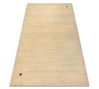 Tapis en laine GABBEH LOOM natural beige clair - TISSÉ MAIN épais 120x180 cm