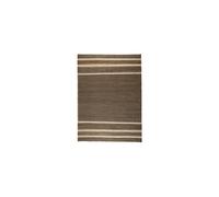 Tapis en laine marron, rectangulaire, à motifs, fait main - Dutchbone, Djahe - 230x160x5 cm