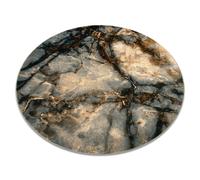 Tapis en laine OMEGA ELIAN Cercle Marbre iron vert cercle 135 cm