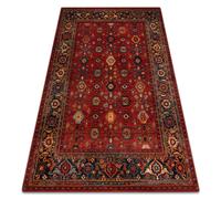 Tapis en laine OMEGA PARILLO Cadre rubis 200x300 cm