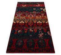 Tapis en laine OMEGA TAPAS ethnique bleu foncé 235x350 cm
