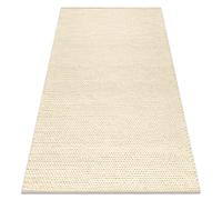 Tapis en laine TAHAR 99004B crème - TISSÉ MAIN boucle uniforme 160x240 cm