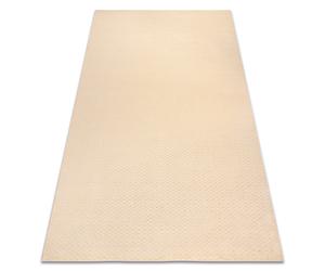 Tapis en laine TEXTURA 488.07.LA100 OSTA - Motif de tissage structurel crème 280x390 cm