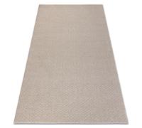 Tapis en laine TEXTURA 488.07.LA110 OSTA - Motif de tissage structurel gris / beige 280x390 cm
