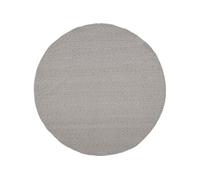 Paris Prix – Tapis Julana – Diamètre 200 cm – Polyester et laine – Beige