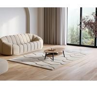 Tapis en relief effet fourrure - 200 x 290 cm - Beige - ARENSO