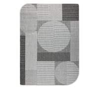 Tapis en sisal ORGANIC 2769 Géométrique écru / gris - naturel forme irrégulière moderne 133x190 cm