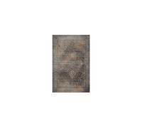 Tapis en tissu gris, rectangulaire, à motifs, de salon - Dutchbone, Rugged - 200x300 cm