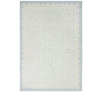 Tapis enfant 120x180 rectangle tissé bleu MARILINE