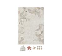 Tapis Enfant Lavable En Coton Seabed Naturel, Fil Rugcycled 140X200