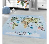 Tapis enfant 160x230 bleu