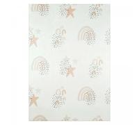 Tapis enfant 160x230 rectangle tissé crème ARCENCIEL