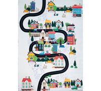 Tapis Enfant Circuit Blanc 160X230