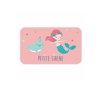 Tapis Enfant Déco Petite Sirena 45x75cm Rose