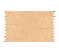 Tapis Enfant en Coton Beige avec Pompons 100 x 150 cm - Atmosphera