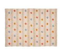Tapis Enfant en Coton Motifs Arlequin tuftés 70 x 120 cm - Atmosphera