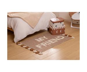 Tapis Enfant En Coton - Scott Marron 60X90