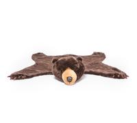 Tapis enfant en peluche Ours brun foncé Henry