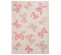 Tapis enfant FITA Rose 90 x 130 cm Coton