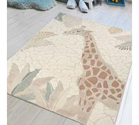 Tapis Enfant Girafe Crème 200X290