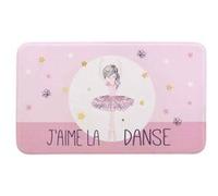 Tapis Enfant Imprimé Petite Étoile 45x75cm Rose