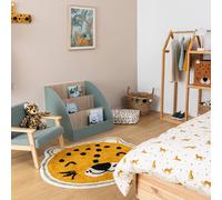 Tapis Enfant Léopard - Kori Multicolore Diam 90cm