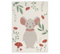 Tapis Enfant Petite Souris Poly Multicolore 120X170