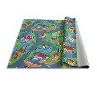 Tapis enfant ruelles PETIT VILLAGE 100x100 cm