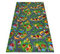 Tapis enfant ruelles PETIT VILLAGE 150x300 cm