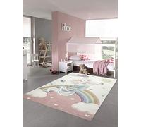 Tapis enfant tapis sirène pépinière princesse pastel Größe 200 x 290 cm