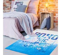 Tapis Enfant Tissé Boho Bleu 60X90