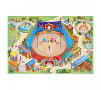 Tapis Enfant Tissé Cirque Multicolore 100X150