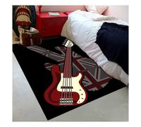 Tapis Enfant Tissé Guitare Noir 200X290