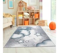Tapis Enfant Tissé Kid Sky Bleu 160X230