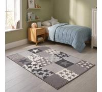 Tapis Enfant Tissé Lyn1 Caretoile Crème 80X150