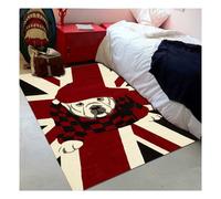 Tapis Enfant Tissé Motif Animaux Lyn49 Londdog Rouge 60X110