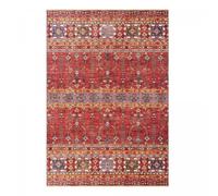 Tapis entrée 40x60 LYN11 VINTAGE A Rouge, facile d'entretien