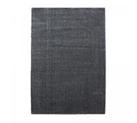 tapis entrée 60x100 tissé gris rectangle motif uni SOULA