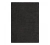 tapis entrée 60x110 tissé gris foncé rectangle motif uni NOSSA