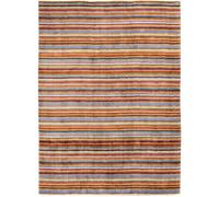 tapis entrée 60x120 fait main en viscose multicolore rectangle motif géométrique