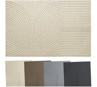 Tapis Entree Interieur et Exterieur 40x60 cm Tapis Entrée Antidérapant et Beige 40 x 60 cm (Rectangulaire)