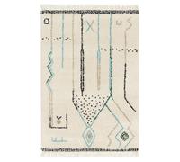 Tapis Épais À Franges Style Ethnique Glyph Palette Colorée 160X230