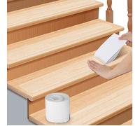 Tapis Escalier Antidérapant Lot de 15 Bandes adhésives pour Transparent 10 x 60 cm - Antidérapantes pour marches en Bois
