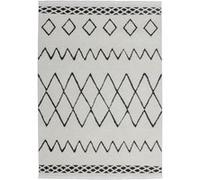 Tapis Ethnique à Franges "Agadir" Noir 120 x 170 cm Noir G